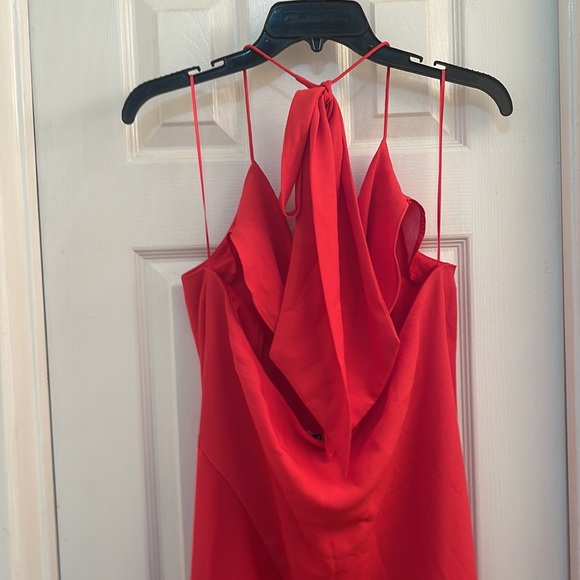 Cushnie x Target asymmetrical red dress size 18 - Picture 4 of 8